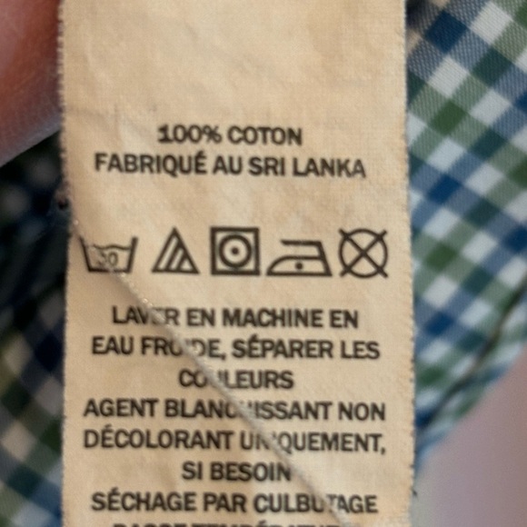 L.L.Bean 100%cotton  plaid men’s XL button down shirt - Picture 4 of 4